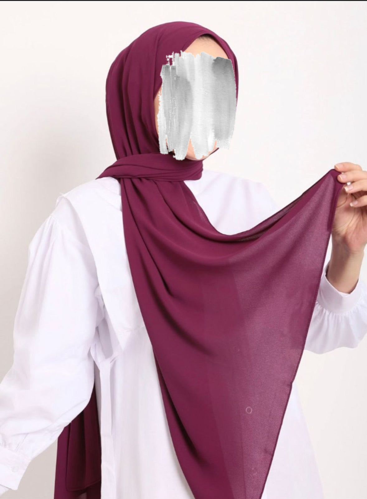 Ahlan-Hijab Burgunderrot