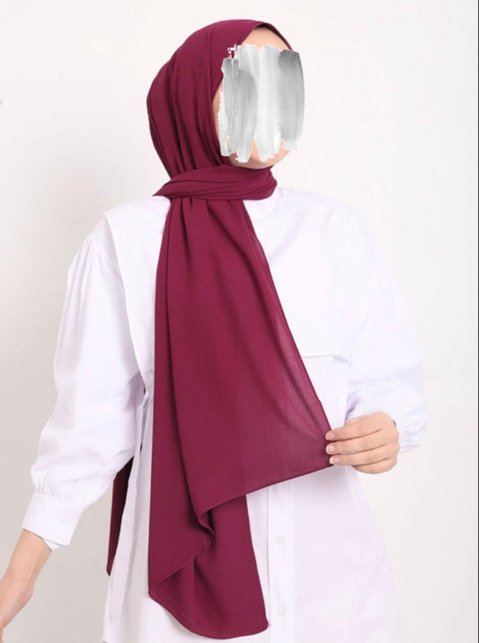 Ahlan-Hijab Burgunderrot